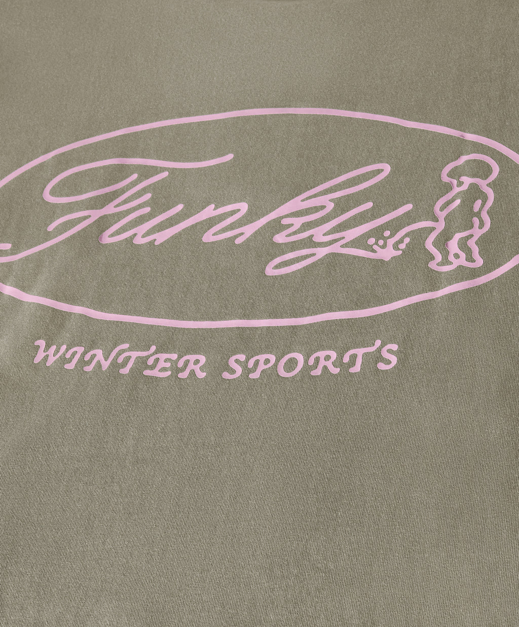 WINTER SPORTS TEE WASHED SAND