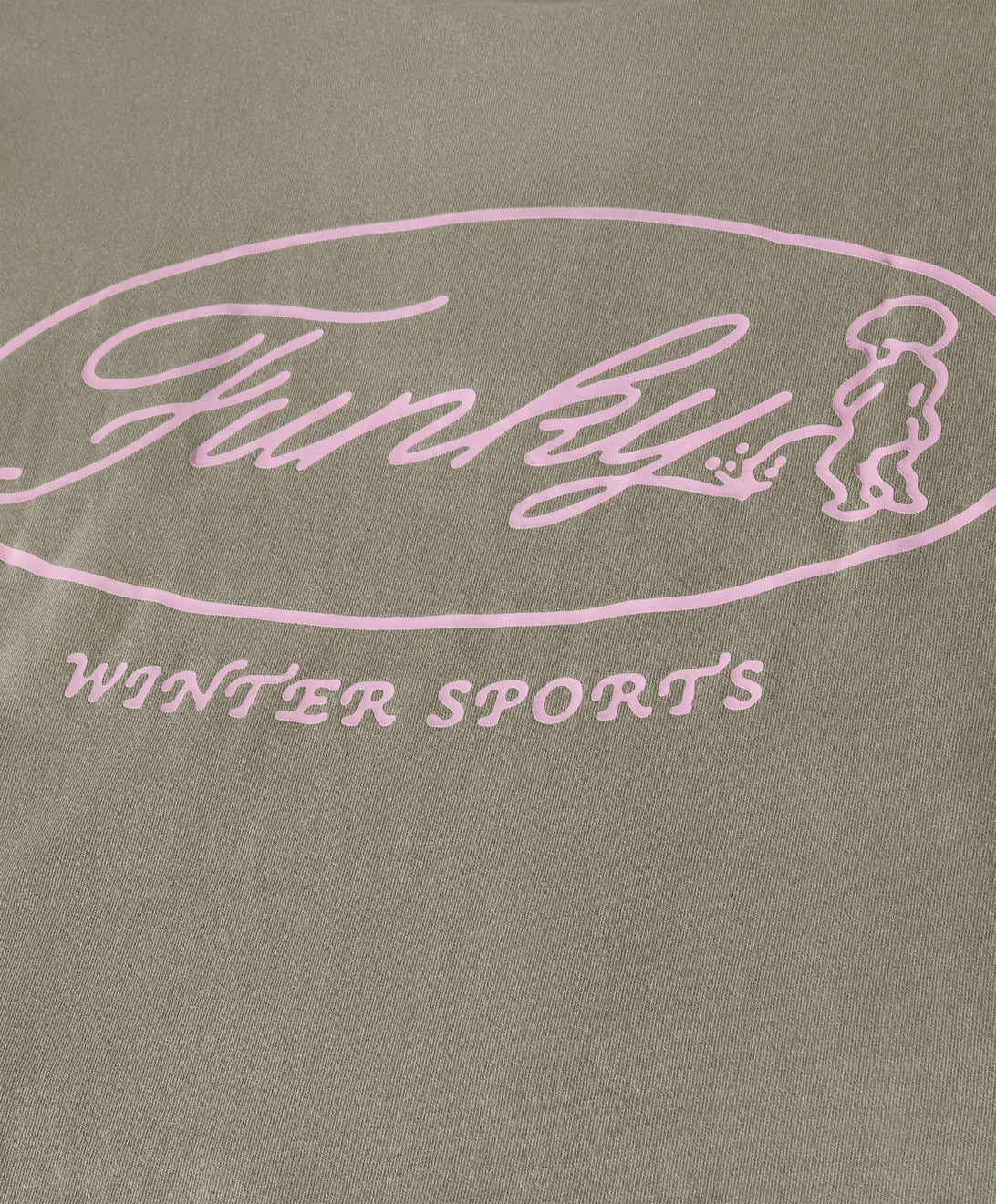 WINTER SPORTS TEE WASHED SAND