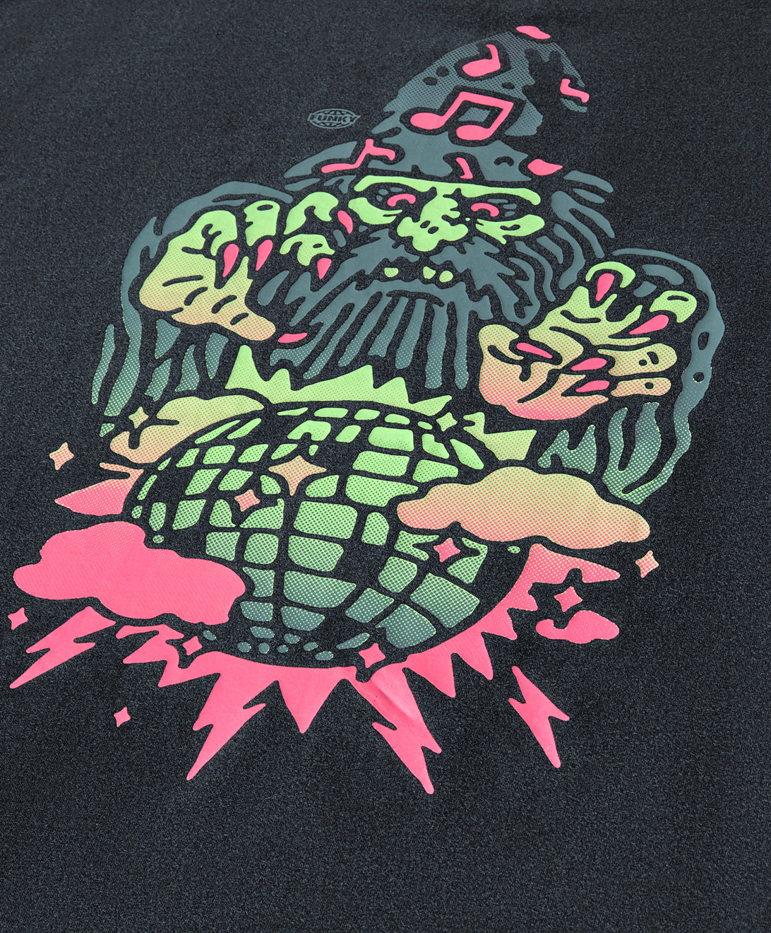 WIZARD LONG SLEEVE TEE WASHED BLACK