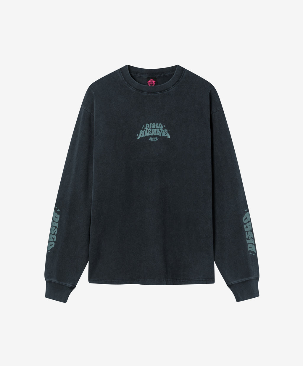 WIZARD LONG SLEEVE TEE WASHED BLACK