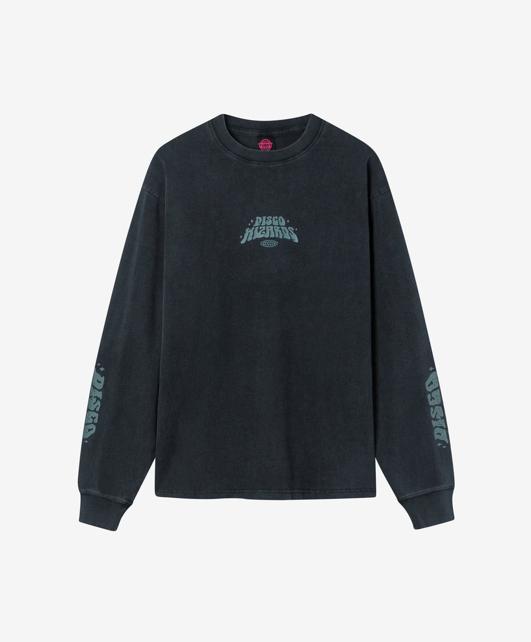 WIZARD LONG SLEEVE TEE WASHED BLACK