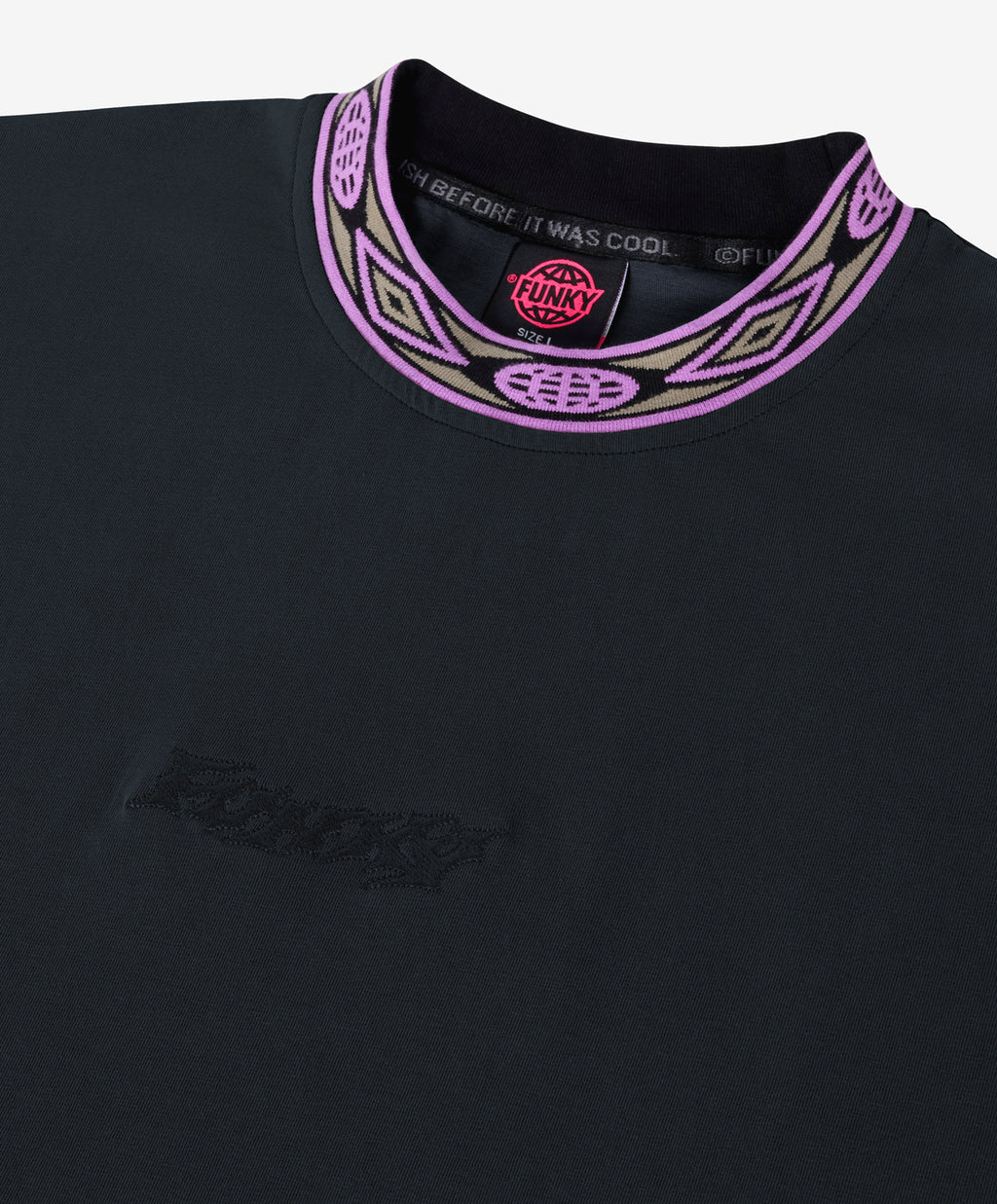 WOVEN TEE WASHED BLACK