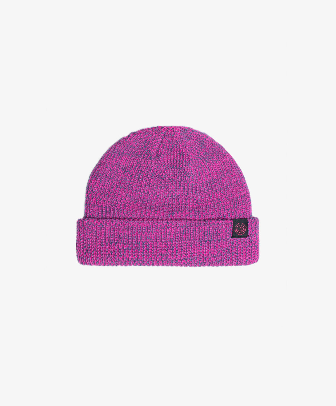 LOGO SHORT BEANIE STONE/PINK