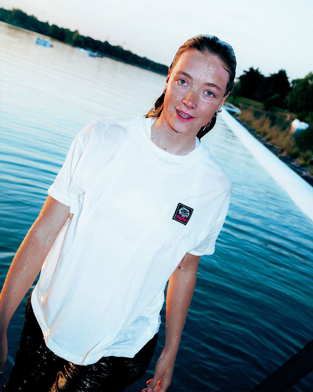 funkysnowboard OG TEE WHITE