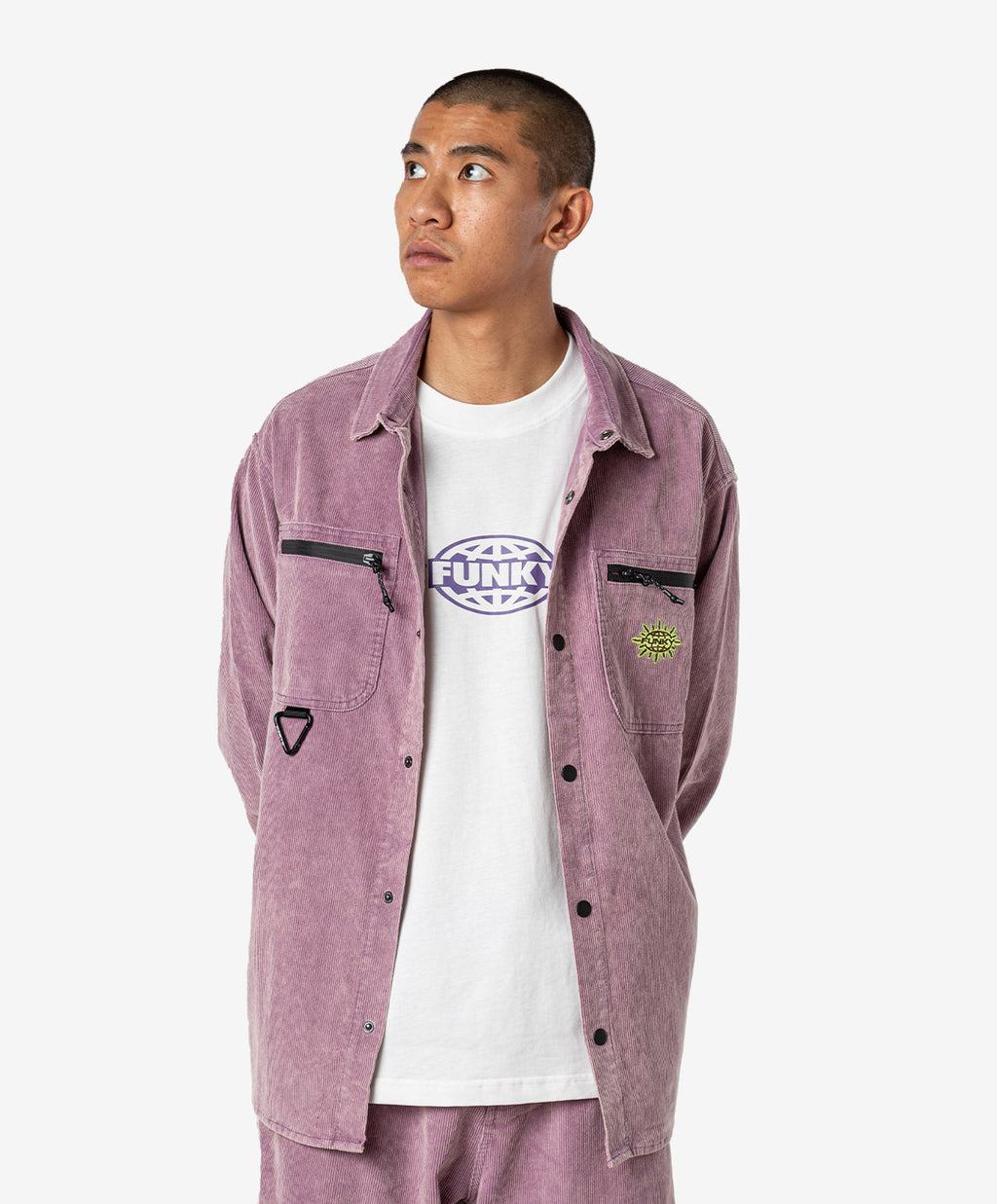 ULTRA CORDUROY SHIRT ORCHID