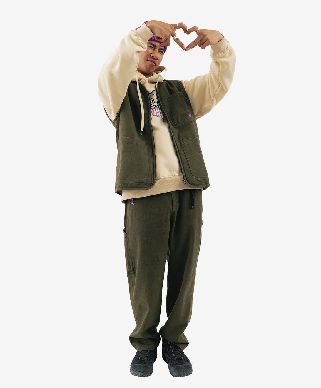 ANTIWORKWEAR VEST WASHED OLIVE