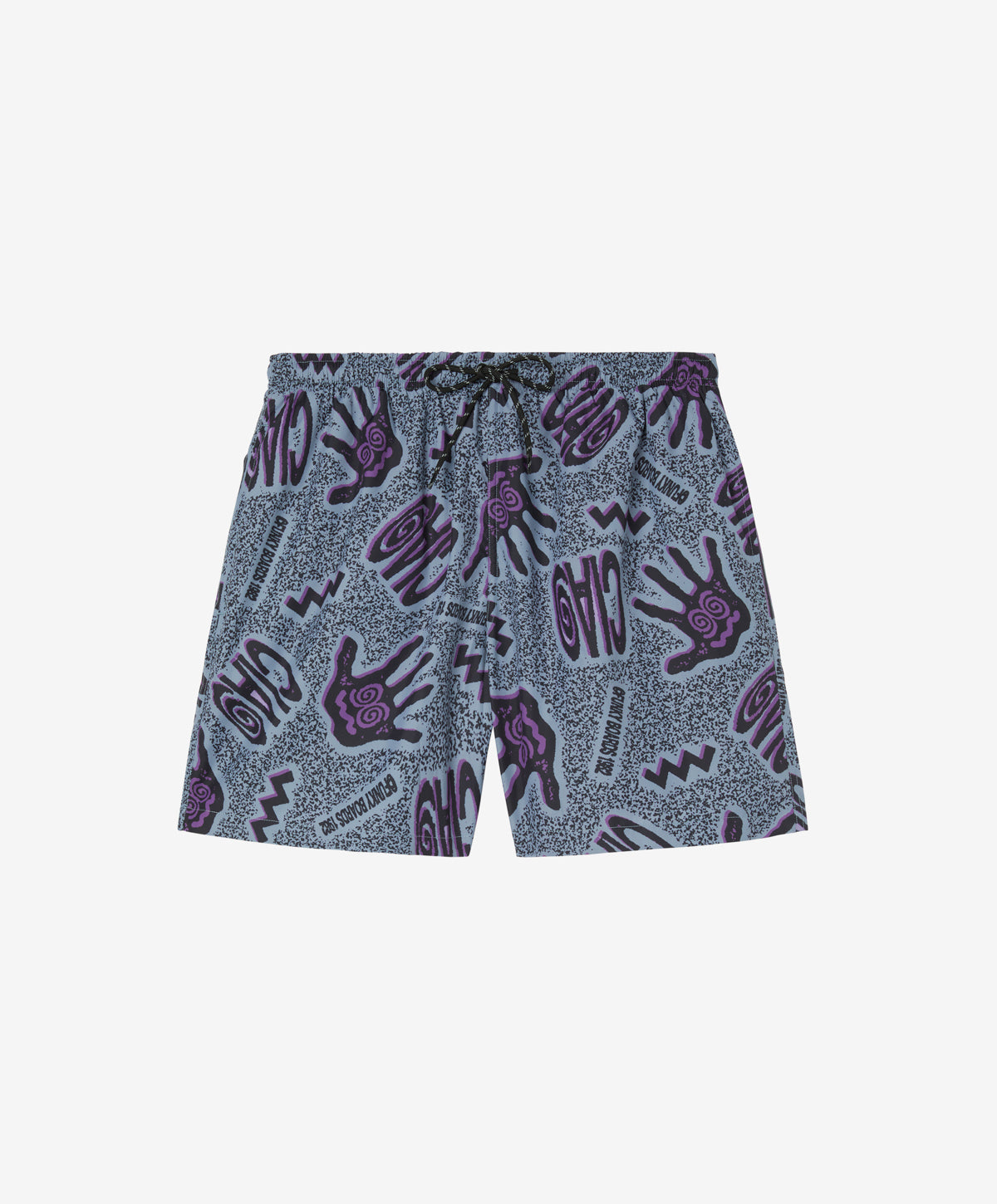 FUNKY HELLO SWIM SHORTS GRAY Funkysnowboards