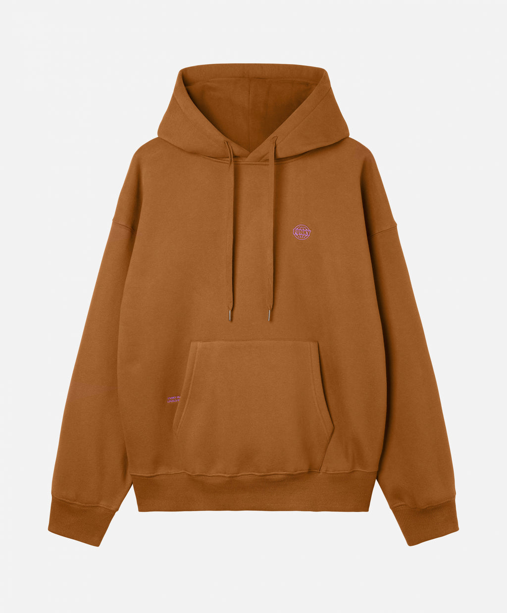 CARAMEL EMBROIDERY HOODIE LOGO