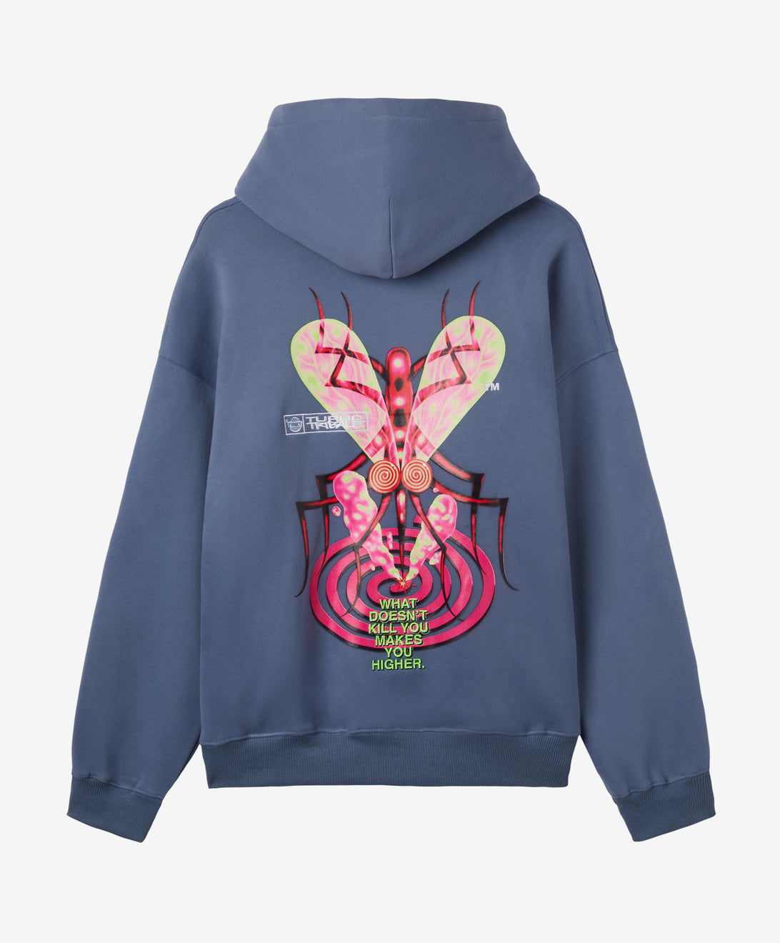 MOSQUITO EMBRODERY HOODIE WHALE