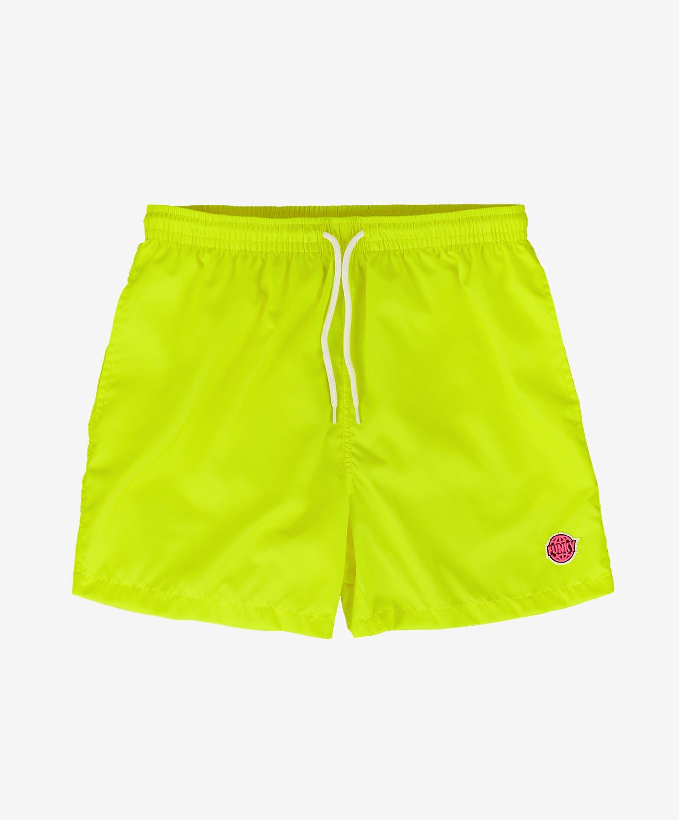 FUNKY LOGO SWIM SHORTS NEON – Funkysnowboards
